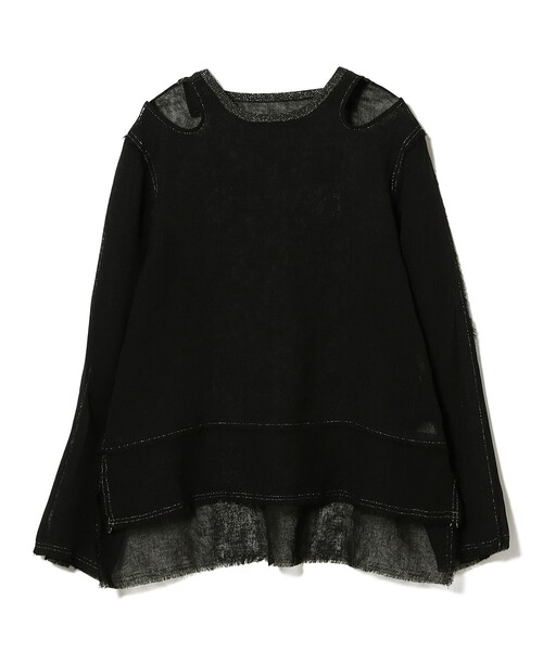 maturely（マチュアリー）の「【1/15再値下げ】maturely / メッシュ トップ ロングスリーブ（Tシャツ/カットソー・レディース・ブラック/アイボリー・ONE SIZE）」の20枚目の写真