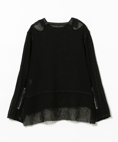 MATUREDマチュアード　トップス　カットソー黒ブラック　ボリュームスリーブ MATURED/マチュアード】マトンスリーブトップス（Tシャツ