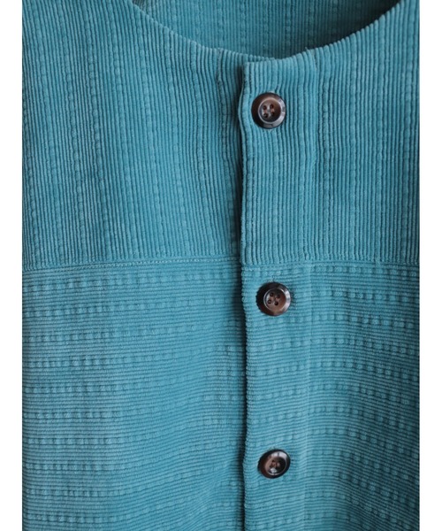 FIL DE FER（フィルデフェール）の「ベロアランダムリブ　ショートカーデ（カーディガン/ボレロ・レディース・ブルー/ライトグリーン・FREE）」の18枚目の写真