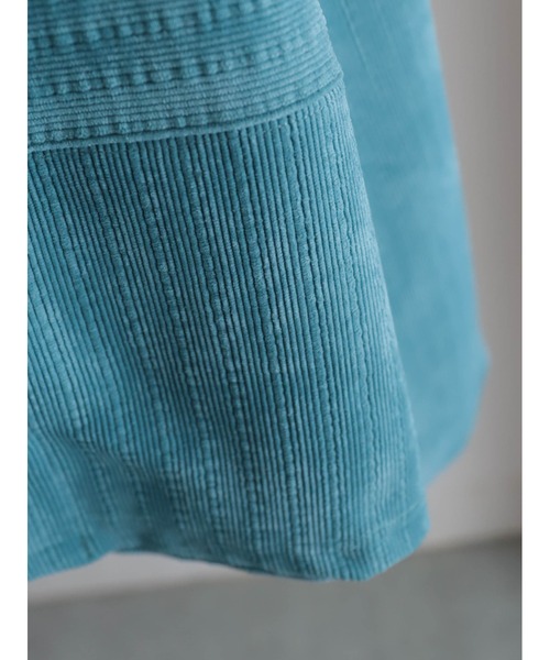 FIL DE FER（フィルデフェール）の「ベロアランダムリブ　ショートカーデ（カーディガン/ボレロ・レディース・ブルー/ライトグリーン・FREE）」の21枚目の写真