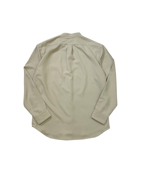 BIG MIKE（ビッグマイク）の「BIG MIKE ビックマイク バンドカラー ドライ リラックス 長袖 シャツ //// 102525342（シャツ/ブラウス・メンズ・ブラック/ホワイト/ベージュ・MEDIUM/X-LARGE/LARGE）」の10枚目の写真