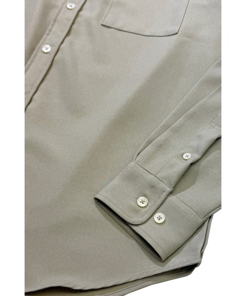 BIG MIKE（ビッグマイク）の「BIG MIKE ビックマイク バンドカラー ドライ リラックス 長袖 シャツ //// 102525342（シャツ/ブラウス・メンズ・ブラック/ホワイト/ベージュ・MEDIUM/X-LARGE/LARGE）」の12枚目の写真