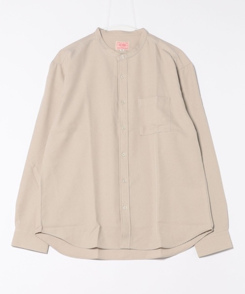 BIG MIKE（ビッグマイク）の「BIG MIKE ビックマイク バンドカラー ドライ リラックス 長袖 シャツ //// 102525342（シャツ/ブラウス・メンズ・ブラック/ホワイト/ベージュ・MEDIUM/X-LARGE/LARGE）」の22枚目の写真