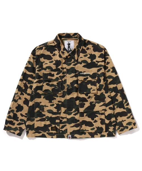 1ST CAMO HEAVY WASHED MULTI POCKET CARGO LS SHIRT（シャツ/ブラウス