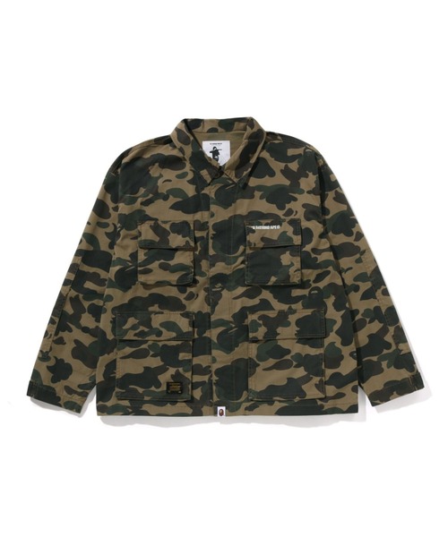 1ST CAMO HEAVY WASHED MULTI POCKET CARGO LS SHIRT（シャツ