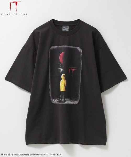 Mac-House（マックハウス）の「【別注デザイン】 IT ホラーデザインTシャツ（Tシャツ/カットソー・メンズ・ホワイト/チャコールグレー・M/L/XL）」の2枚目の写真