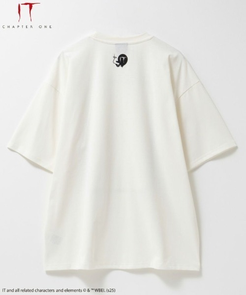 Mac-House（マックハウス）の「【別注デザイン】 IT ホラーデザインTシャツ（Tシャツ/カットソー・メンズ・ホワイト/チャコールグレー・M/L/XL）」の3枚目の写真
