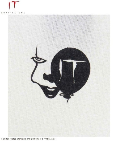 Mac-House（マックハウス）の「【別注デザイン】 IT ホラーデザインTシャツ（Tシャツ/カットソー・メンズ・ホワイト/チャコールグレー・M/L/XL）」の4枚目の写真