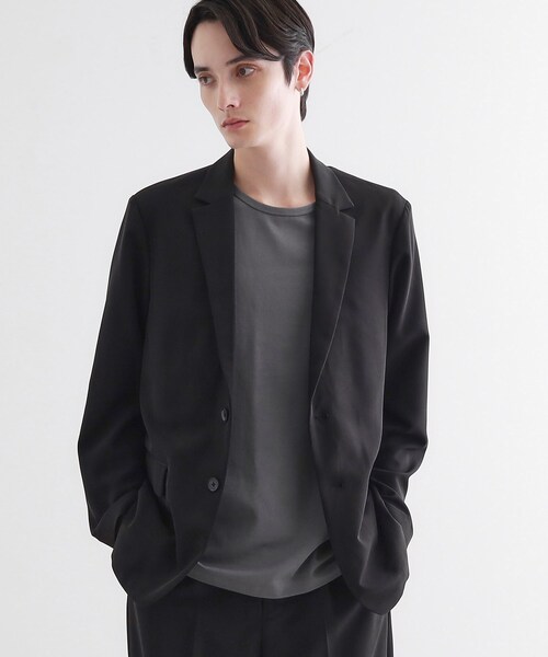 tk.TAKEO KIKUCHI(ティーケータケオキクチ)の「◆【セットアップ対応】360度ストレッチテーラードジャケット(テーラードジャケット・メンズ・ブルー/ブラック/ブラウン系その他・04/03/02/01)」の2枚目の写真