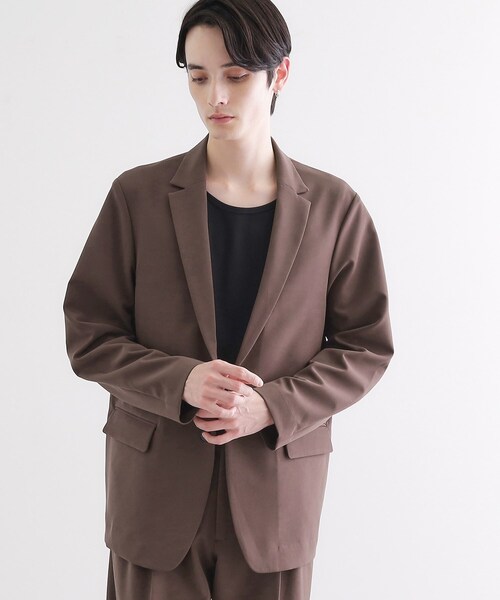 tk.TAKEO KIKUCHI(ティーケータケオキクチ)の「◆【セットアップ対応】360度ストレッチテーラードジャケット(テーラードジャケット・メンズ・ブルー/ブラック/ブラウン系その他・04/03/02/01)」の9枚目の写真