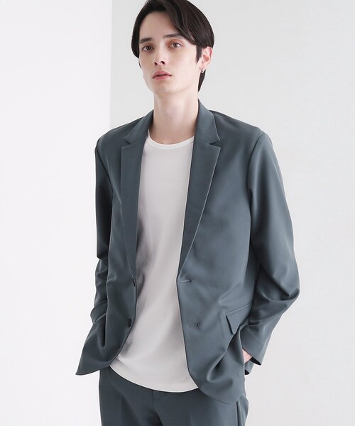 tk.TAKEO KIKUCHI(ティーケータケオキクチ)の「◆【セットアップ対応】360度ストレッチテーラードジャケット(テーラードジャケット・メンズ・ブルー/ブラック/ブラウン系その他・04/03/02/01)」の13枚目の写真