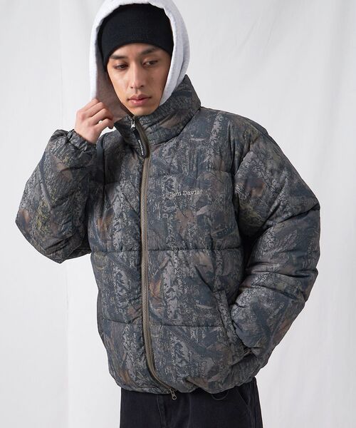 BEN DAVIS(ベンデイビス)の「【BEN DAVIS(ベンデイビス)】BD PUFFER JACKET / ジャケット 中綿 ダウン パファー ドローコード 刺繍(ダウンジャケット/コート・メンズ・ブラウン/その他1/アイボリー/ブラック・X-LARGE/MEDIUM/LARGE/SMALL)」の6枚目の写真