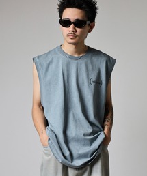 FUNALIVE(ファンアライブ)のABETTOR ピグメントロゴノースリーブ※数量限定(タンクトップ)