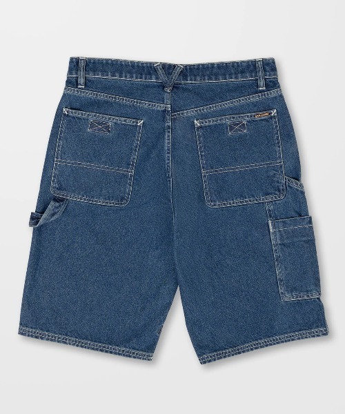 VOLCOM（ボルコム）の「【VOLCOM/ボルコム】 Labored Denim Utility Short /リラックスフィットデニムハーフパンツ（デニムパンツ・メンズ・ブルー系その他・34inch/30inch/32inch）」の5枚目の写真