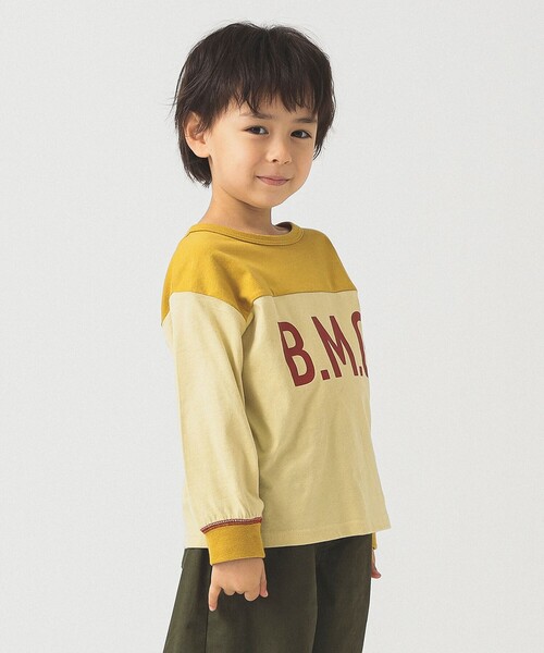 B:MING by BEAMS(ビーミングバイビームス)の「B:MING by BEAMS / プリント フットボール Tシャツ (100~140cm)(Tシャツ/カットソー・キッズ・グリーン/クリーム・140/110/100/130/120)」の22枚目の写真