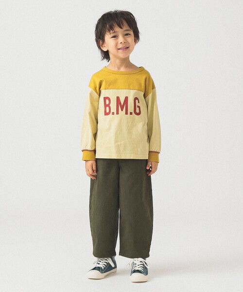 B:MING by BEAMS(ビーミングバイビームス)の「B:MING by BEAMS / プリント フットボール Tシャツ (100~140cm)(Tシャツ/カットソー・キッズ・グリーン/クリーム・140/110/100/130/120)」の15枚目の写真