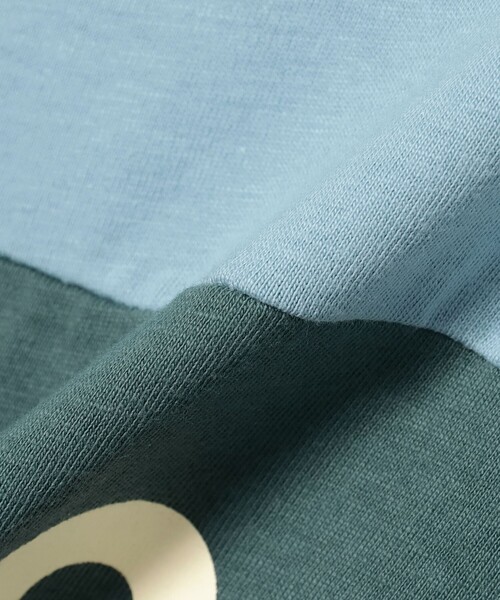 B:MING by BEAMS(ビーミングバイビームス)の「B:MING by BEAMS / プリント フットボール Tシャツ (100~140cm)(Tシャツ/カットソー・キッズ・グリーン/クリーム・140/110/100/130/120)」の4枚目の写真