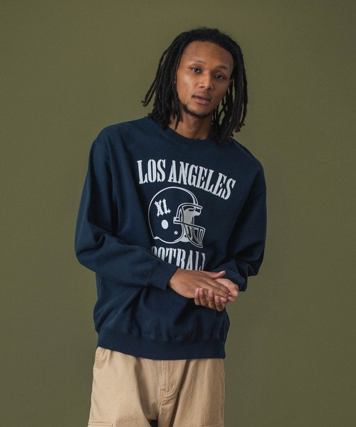セール】LA FOOTBALL CREWNECK SWEATSHIRT（スウェット）｜XLARGE