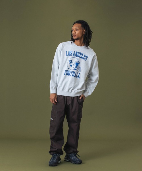 セール】LA FOOTBALL CREWNECK SWEATSHIRT（スウェット）｜XLARGE