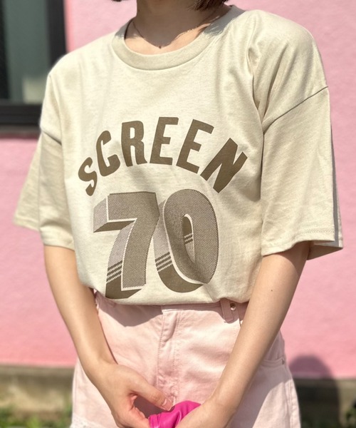 【GILDAN】SCREEN 70 ナンバーロゴTシャツ