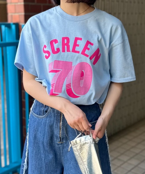 ライトブルー
model:154cm 着用サイズ:Mサイズ