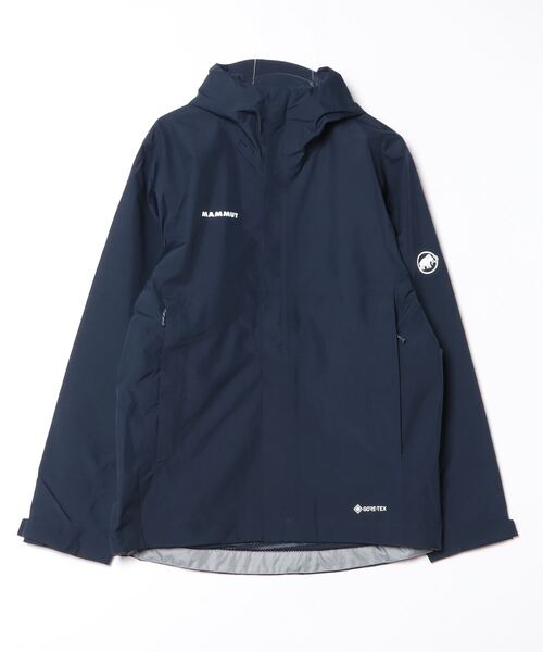 Mammut(マムート)の「ツリーライン ライト ハードシェル フーデッド ジャケット アジアンフィット / Treeline Light HS Hooded Jacket AF Men(テーラードジャケット・メンズ・ネイビー/ブラック・X-LARGE/MEDIUM)」の3枚目の写真