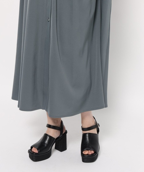 HARE（ハレ）の「ボタニカルシアーガラキリカエワンピース(HARE)（ワンピース・レディース・ブルーグレー/ブラック・FREE）」の12枚目の写真