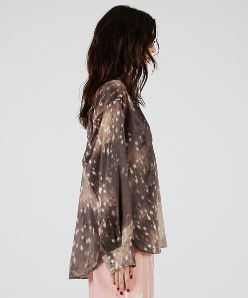 PRANK PROJECT(プランクプロジェクト)の「バンビプリントオーバーシャツ / Bambi Print Overshirt(シャツ/ブラウス・レディース・マルチ・FREE)」の7枚目の写真