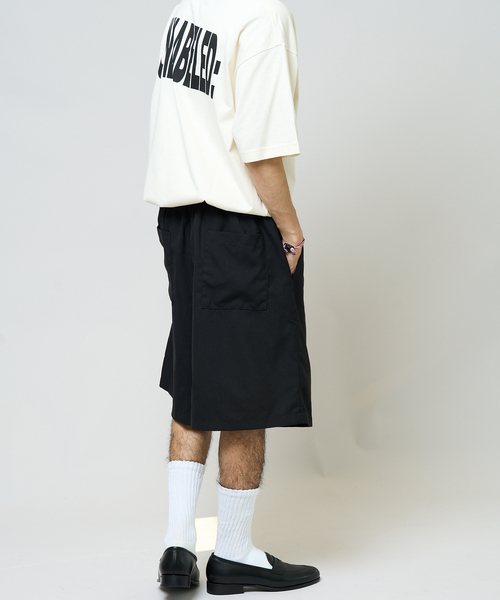 WISM(ウィズム)の「With A Beginner’s Mind / ウィズ ア ビギナーズ マインド Easy Short(その他パンツ・メンズ・ブラック・MEDIUM/LARGE)」の2枚目の写真
