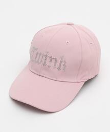 WEGO/ラインストーンロゴキャップ