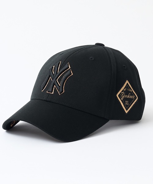 日本未発売商品】MLB Korea ダイヤモンド刺繍ロゴパッチベース