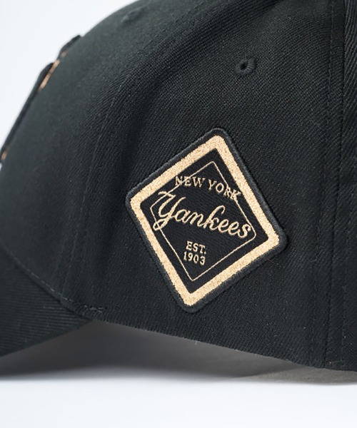 MLB koreaダイヤモンド刺繍ロゴパッチボールキャップ セール】MLB KOREA フロントロゴ ベースボールキャップ