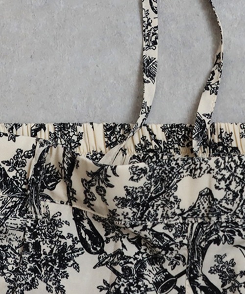 antiqua(アンティカ)の「トワルドジュイ柄 ワイドパンツ(その他パンツ・レディース・アイボリー/ブラック・LARGE/MEDIUM)」の19枚目の写真