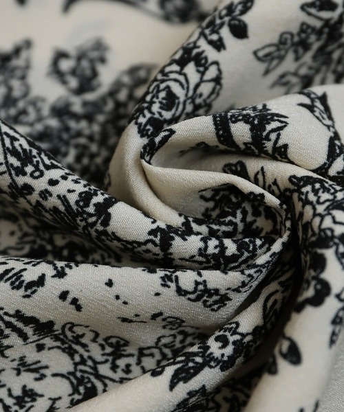 antiqua(アンティカ)の「トワルドジュイ柄 ワイドパンツ(その他パンツ・レディース・アイボリー/ブラック・LARGE/MEDIUM)」の22枚目の写真