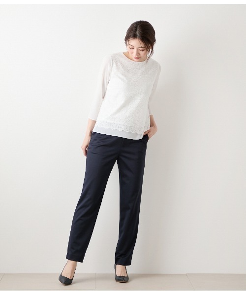 ウォッシャブル】モクロディクリア テーパードパンツ（その他パンツ