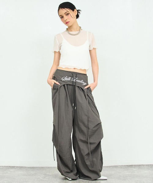 ANAP(アナップ)の「2WAYボリュームパンツ(その他パンツ・レディース・ダークグレー/ブラック/ベージュ・FREE)」の10枚目の写真