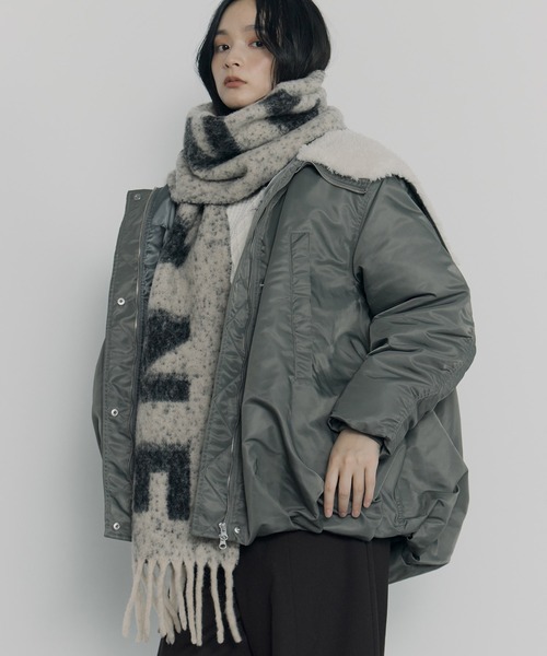 CLANE/クラネ】CLANE LOGO MUFFLER/ロゴマフラー（マフラー）｜CLANE