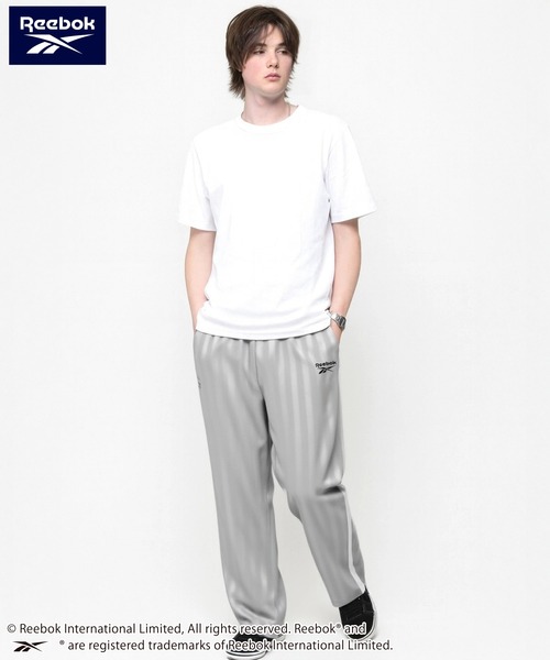 Reebok(リーボック)の「【別注】Reebok/リーボック シャドーストライプジャージ ジャージパンツ トラックパンツ(その他パンツ・メンズ・ネイビー/ライトグレー/ブラック・M/L/LL)」の10枚目の写真