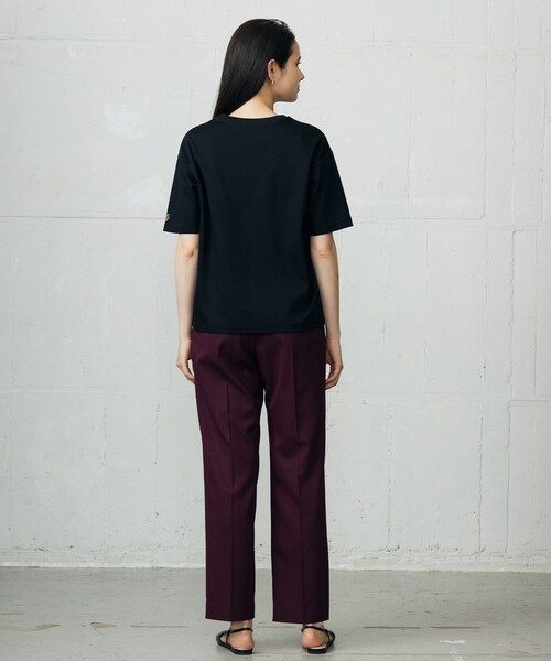 自由区(ジユウク)の「グラフィックロゴ Tシャツ(Tシャツ/カットソー・レディース・ブラック系/アイボリー系・38/40)」の5枚目の写真