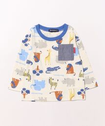 ラグラン 切り替え ロンt カットソー ラグラン 袖切替」に該当するTシャツ/カットソー（長袖