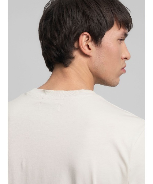 REPLAY（リプレイ）の「レギュラーフィット オーガニックコットンジャージー プリント Tシャツ（Tシャツ/カットソー・メンズ・ブラック/ストーン・SMALL/MEDIUM/LARGE/X-LARGE）」の9枚目の写真