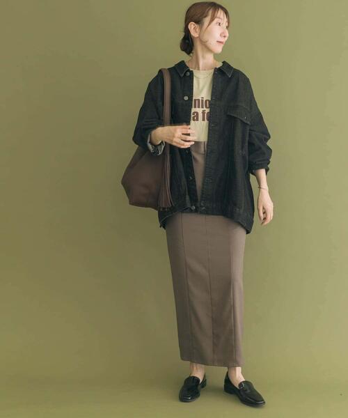 ITEMS URBANRESEARCH（アイテムズ アーバンリサーチ）の「デニムオーバーJK（その他アウター・レディース・ブラック/インディゴブルー・FREE）」の7枚目の写真