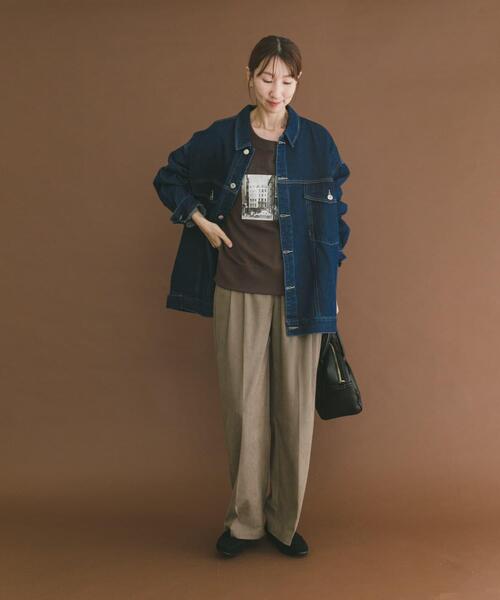 ITEMS URBANRESEARCH（アイテムズ アーバンリサーチ）の「デニムオーバーJK（その他アウター・レディース・ブラック/インディゴブルー・FREE）」の15枚目の写真