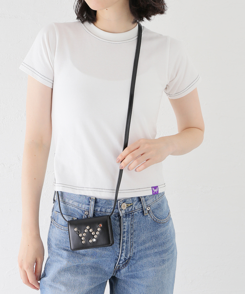 open yy オープンワイワイ　チェーンバッグ オープンワイワイ(OPEN YY)｜Micro Stud Wallet Bag ｜Forget-me-nots
