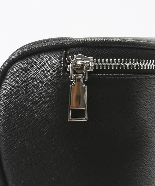 REGiSTA(レジスタ)の「REGiSTA Pu-Leather Waist Pouch(ボディバッグ/ウエストポーチ・メンズ・ブラック・FREE)」の7枚目の写真
