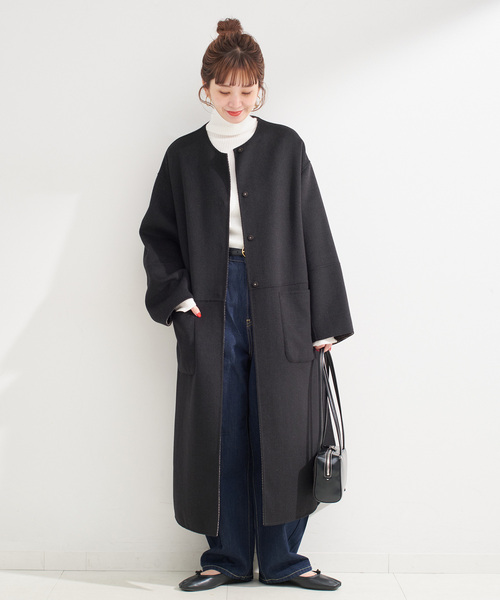 S120ブレンドリバーシブルコート（ノーカラーコート）｜B.C STOCK