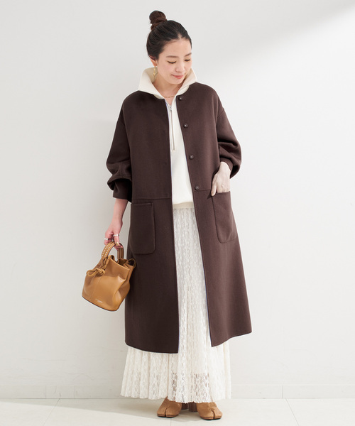 S120ブレンドリバーシブルコート（ノーカラーコート）｜B.C STOCK