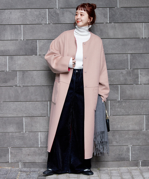 S120ブレンドリバーシブルコート（ノーカラーコート）｜B.C STOCK