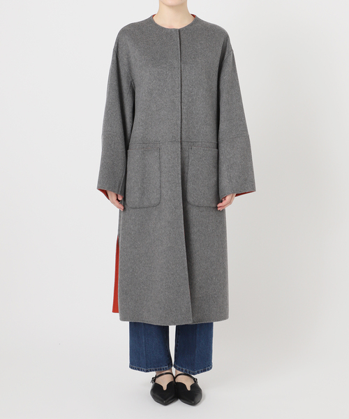 S120ブレンドリバーシブルコート（ノーカラーコート）｜B.C STOCK