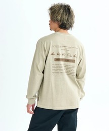 Quiksilver（クイックシルバー）の「BW HISTORY POCKET LT /クイックシルバー胸ポケットワンポイントバックプリント長袖ロンT（Tシャツ/カットソー）」